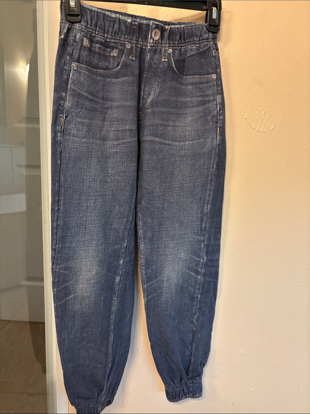 rag & bone Women's Blue Jeggings with Elastic Cuffs